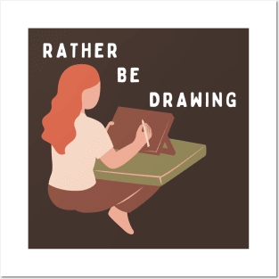 Rather be painting T-Shirt, Hoodie, Apparel, Mug, Sticker, Gift design Posters and Art